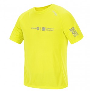 2014 BMO Vancouver Marathon Saucony Tech Shirt 